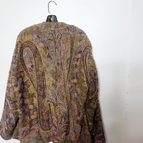 Kipar Ornate Indian Beaded Jacket NWT size 14 - Picture 5 of 8